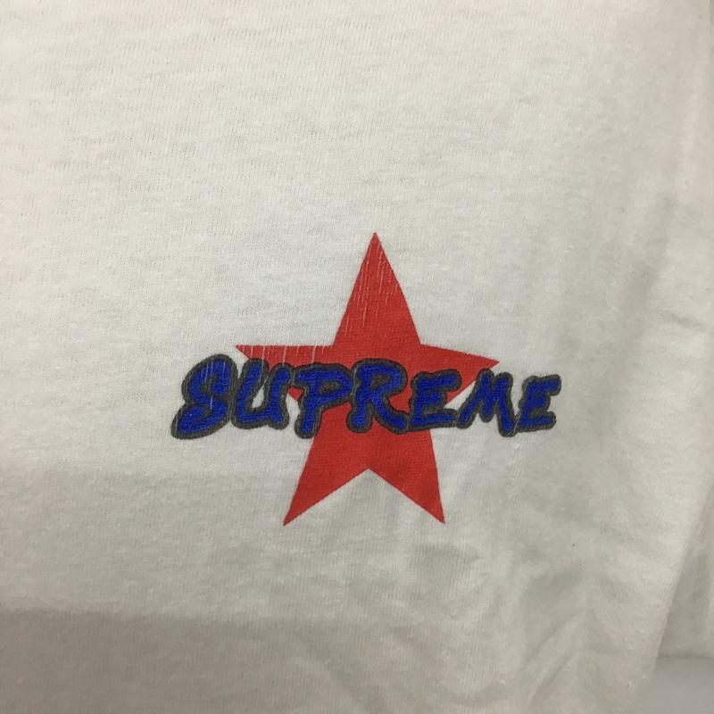 シュプリーム Supreme Tシャツ 半袖 19FW Money Power Respect Tee バックプリント ビール M ロゴ、文字 白 / ホワイト /  メンズ USED 古着 中古 10103690