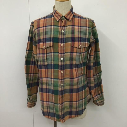 ポロバイラルフローレン Polo by RALPH LAUREN シャツ、ブラウス 長袖 エルボーパッチ M チェック マルチカラー / マルチカラー /  メンズ USED 古着 中古 10103694