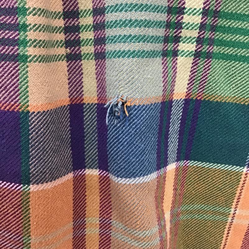 ポロバイラルフローレン Polo by RALPH LAUREN シャツ、ブラウス 長袖 エルボーパッチ M チェック マルチカラー / マルチカラー /  メンズ USED 古着 中古 10103694