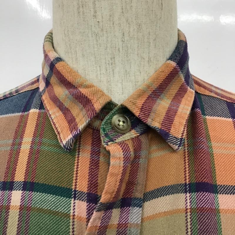 ポロバイラルフローレン Polo by RALPH LAUREN シャツ、ブラウス 長袖 エルボーパッチ M チェック マルチカラー / マルチカラー /  メンズ USED 古着 中古 10103694