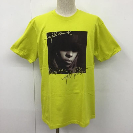 シュプリーム Supreme Tシャツ 半袖 19FW Mary J. Blige Tee グラフィックT M プリント 黄緑 / イエローグリーン /  メンズ USED 古着 中古 10103698