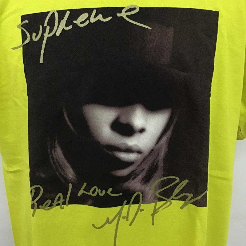 シュプリーム Supreme Tシャツ 半袖 19FW Mary J. Blige Tee グラフィックT M プリント 黄緑 / イエローグリーン /  メンズ USED 古着 中古 10103698