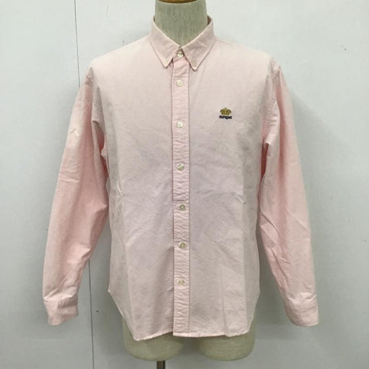 シュプリーム Supreme シャツ、ブラウス 長袖 Flannel Oxford Shirt 王冠 ボタンダウン S ワンポイント 桃 / ピンク /  メンズ USED 古着 中古 10103704