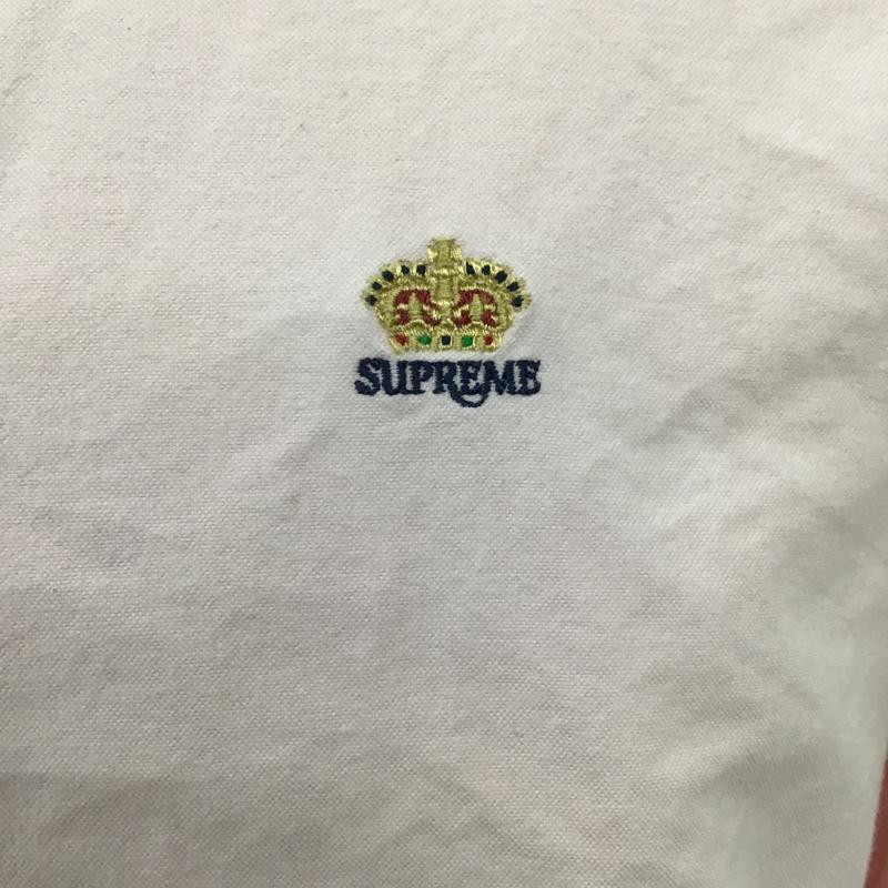 シュプリーム Supreme シャツ、ブラウス 長袖 Flannel Oxford Shirt 王冠 ボタンダウン S ワンポイント 桃 / ピンク /  メンズ USED 古着 中古 10103704