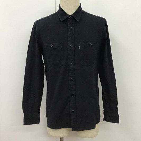 シュプリーム Supreme シャツ、ブラウス 長袖 ワークシャツ S 無地 紺 / ネイビー /  メンズ USED 古着 中古 10103713