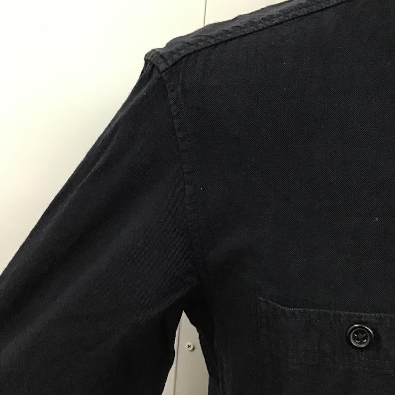 シュプリーム Supreme シャツ、ブラウス 長袖 ワークシャツ S 無地 紺 / ネイビー /  メンズ USED 古着 中古 10103713