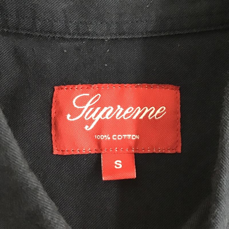 シュプリーム Supreme シャツ、ブラウス 長袖 ワークシャツ S 無地 紺 / ネイビー /  メンズ USED 古着 中古 10103713