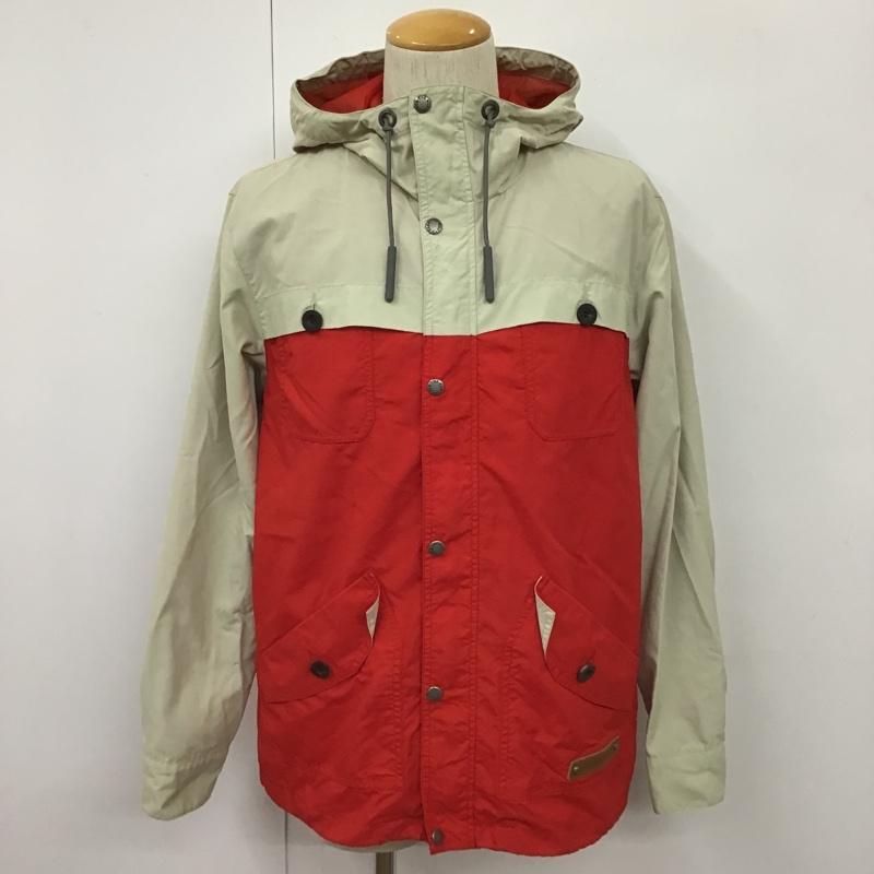 ザノースフェイス THE NORTH FACE ジャケット、上着 ジャンパー、ブルゾン ジップアップジャケット ジャンパー ジャケット カジュアルジャケット L ロゴ、文字 赤 / レッド / X 灰 / グレー /  メンズ USED 古着 中古 10103726