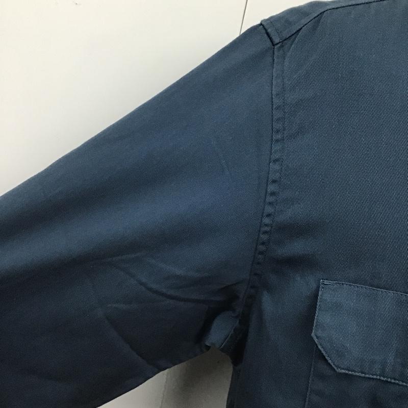 シュプリーム Supreme シャツ、ブラウス 長袖 Mike Kelley Ahh Youth Work Shirt 18FW M ロゴ、文字 紺 / ネイビー /  メンズ USED 古着 中古 10103737