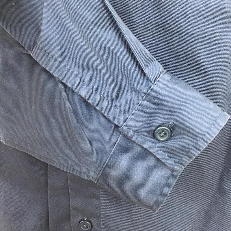 シュプリーム Supreme シャツ、ブラウス 長袖 Mike Kelley Ahh Youth Work Shirt 18FW M ロゴ、文字 紺 / ネイビー /  メンズ USED 古着 中古 10103737