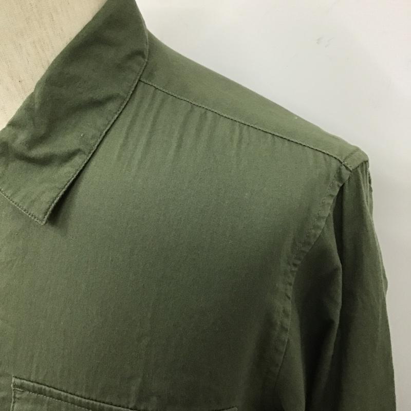 シュプリーム Supreme シャツ、ブラウス 長袖 CHAMBRAY WORK SHIRTS ワークシャツ S ワンポイント カーキ / カーキ /  メンズ USED 古着 中古 10103739