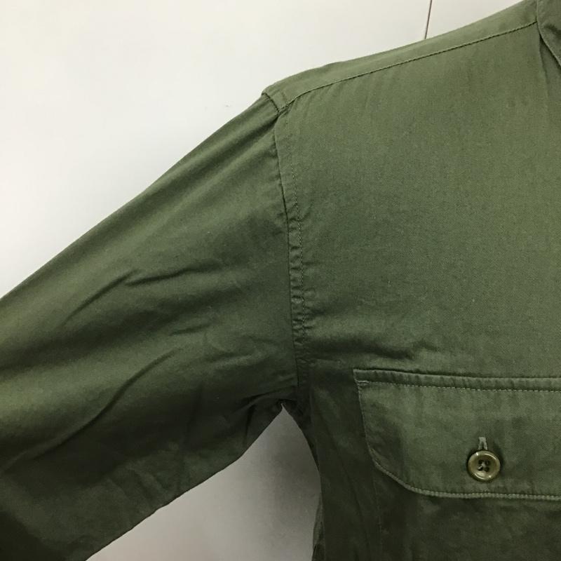 シュプリーム Supreme シャツ、ブラウス 長袖 CHAMBRAY WORK SHIRTS ワークシャツ S ワンポイント カーキ / カーキ /  メンズ USED 古着 中古 10103739
