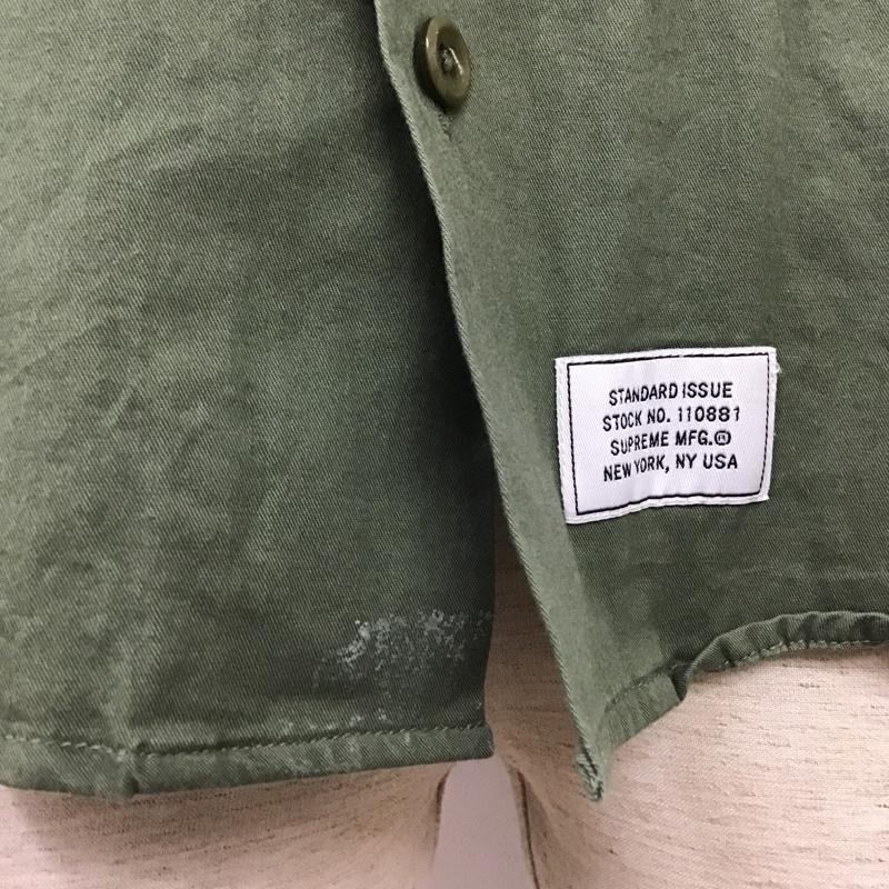 シュプリーム Supreme シャツ、ブラウス 長袖 CHAMBRAY WORK SHIRTS ワークシャツ S ワンポイント カーキ / カーキ /  メンズ USED 古着 中古 10103739