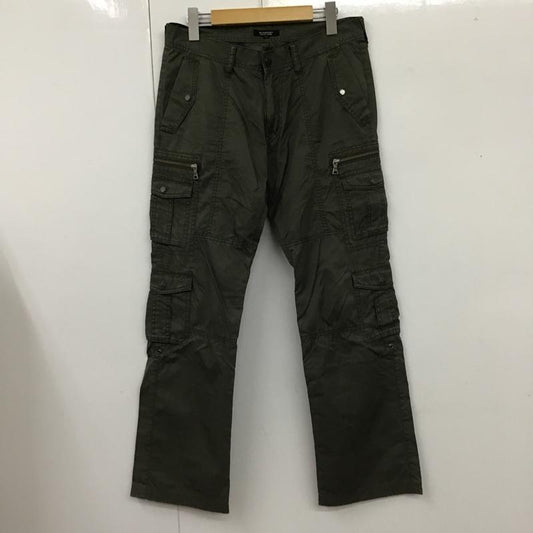 バーバリーブラックレーベル BURBERRY BLACK LABEL パンツ ワークパンツ、ペインターパンツ カーゴパンツ カジュアルパンツ スリムパンツ ワークパンツ ミリタリーパンツ ロゴ、文字 カーキ / カーキ /  メンズ USED 古着 中古 10103744