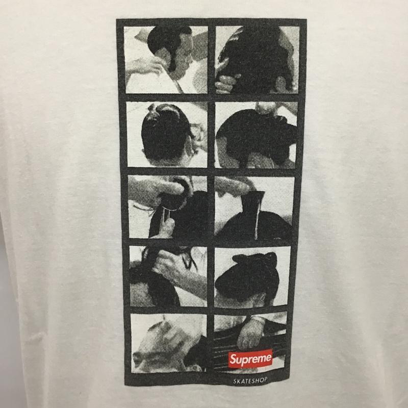 シュプリーム Supreme Tシャツ 半袖 16FW SUMO TEE 相撲 高見山 フォトT M プリント 白 / ホワイト /  メンズ USED 古着 中古 10103753