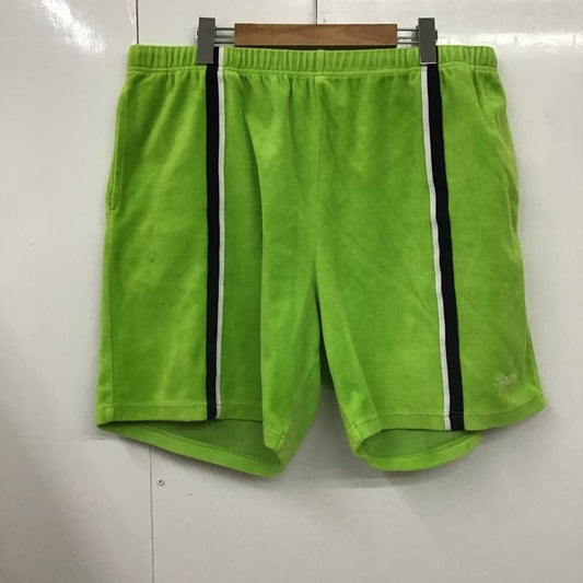 シュプリーム Supreme パンツ ショートパンツ ハーフパンツ パイル XL ロゴ、文字 黄緑 / イエローグリーン /  メンズ USED 古着 中古 10103765