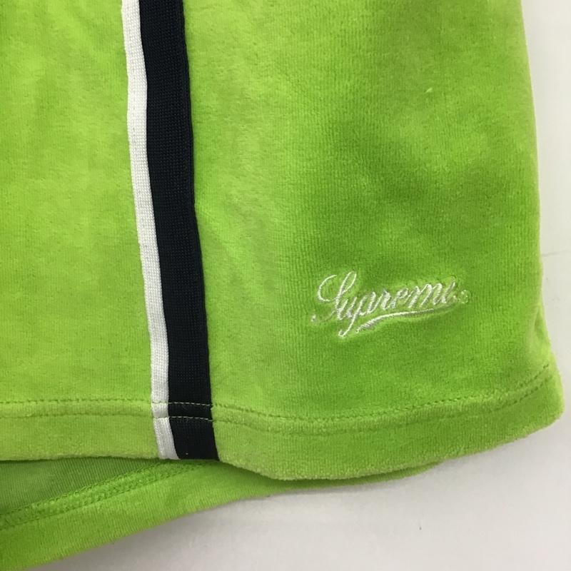 シュプリーム Supreme パンツ ショートパンツ ハーフパンツ パイル XL ロゴ、文字 黄緑 / イエローグリーン /  メンズ USED 古着 中古 10103765