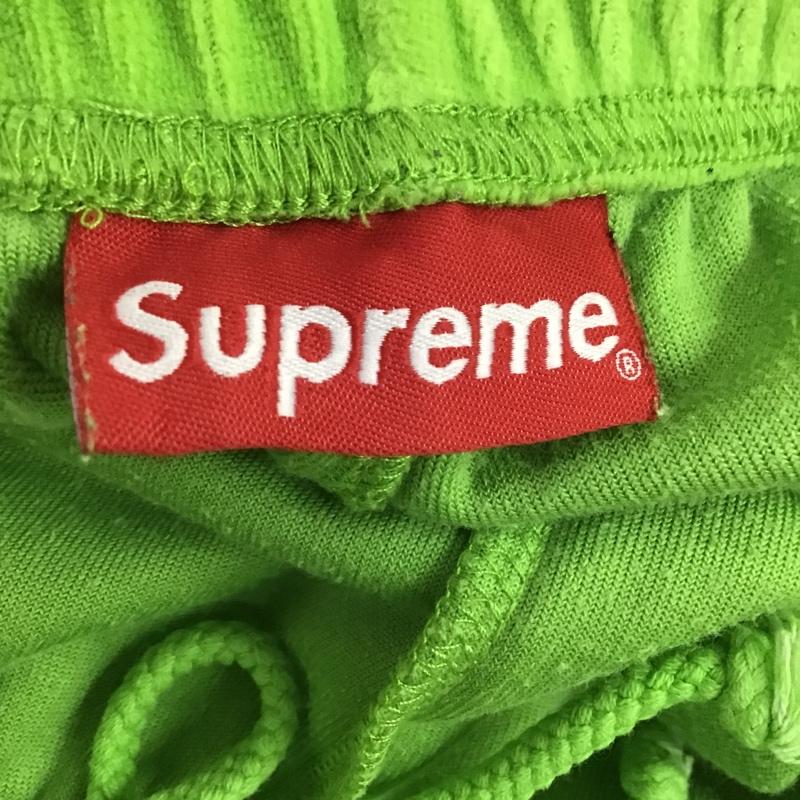 シュプリーム Supreme パンツ ショートパンツ ハーフパンツ パイル XL ロゴ、文字 黄緑 / イエローグリーン /  メンズ USED 古着 中古 10103765