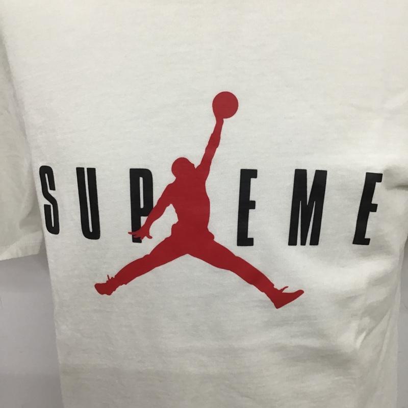 シュプリーム Supreme Tシャツ 長袖 Nike Air Jordan Tee ジョーダン M ロゴ、文字 白 / ホワイト /  メンズ USED 古着 中古 10103767