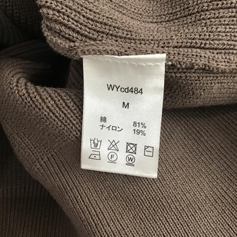 ウィム バイ リドム WYM LIDNM カーディガン 長袖 WYcd484 WIDE AZE CARDIGAN M 無地 灰 / グレー /  メンズ USED 古着 中古 10103772