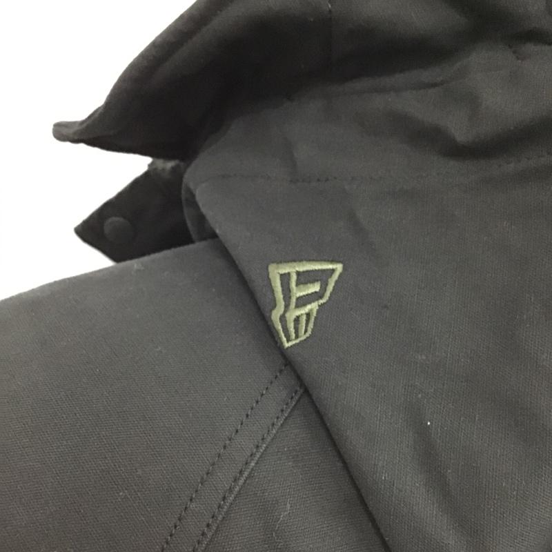 ニューエラ NEW ERA ジャケット、上着 ジャケット、ブレザー ライナー付き ロング丈 M ワンポイント 黒 / ブラック /  メンズ USED 古着 中古 10103780