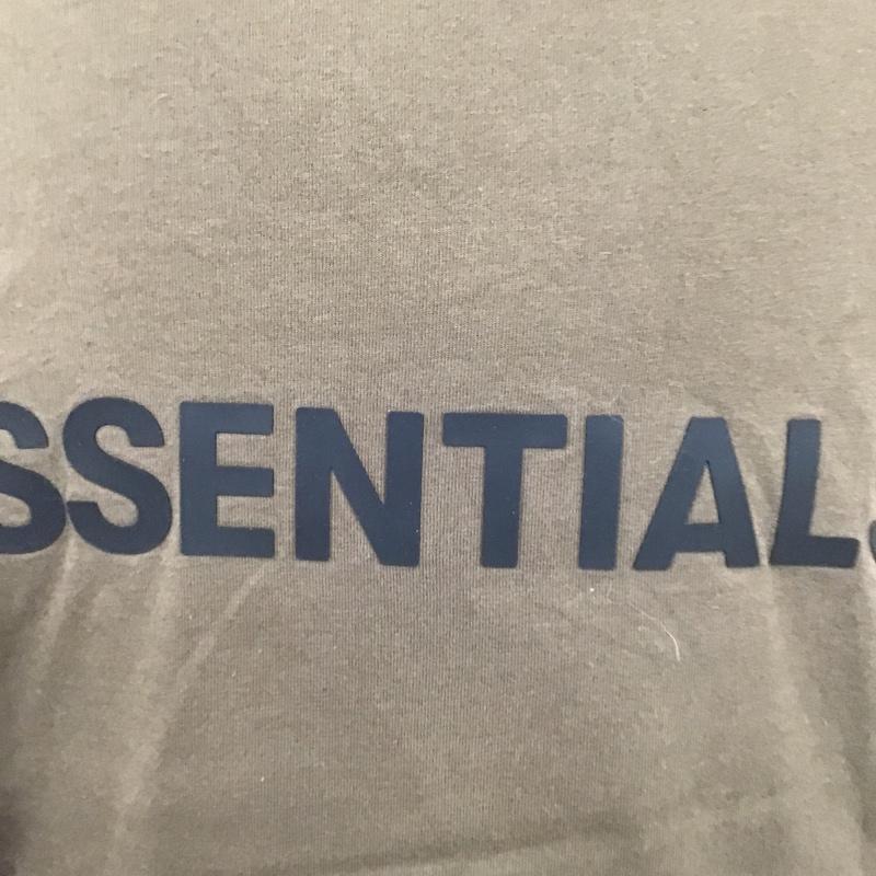 エフオージーエッセンシャルズ FOG ESSENTIALS Tシャツ 半袖 FEAR OF GOD FOG クルーネック L ロゴ、文字 茶 / ブラウン /  メンズ USED 古着 中古 10103781