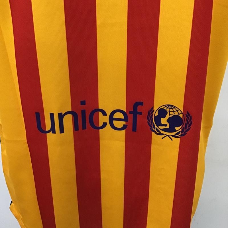 ナイキ NIKE Tシャツ 半袖 658785-740 FCバルセロナ レプリカユニフォーム タグ付き M ロゴ、文字 黄 / イエロー / X 青 / ブルー / X えんじ / ワインレッド /  メンズ USED 古着 中古 10103782