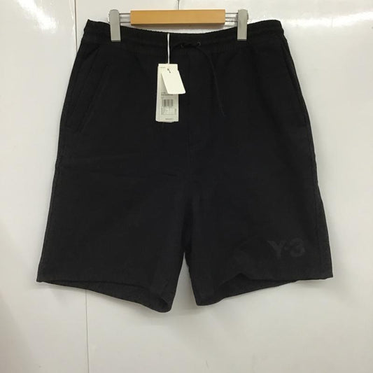 ワイスリー Y-3 パンツ ショートパンツ FN3394 YOHJI YAMAMOTO adidas M CLASSIC TERRY SHORTS L ロゴ、文字 黒 / ブラック /  メンズ USED 古着 中古 10103785