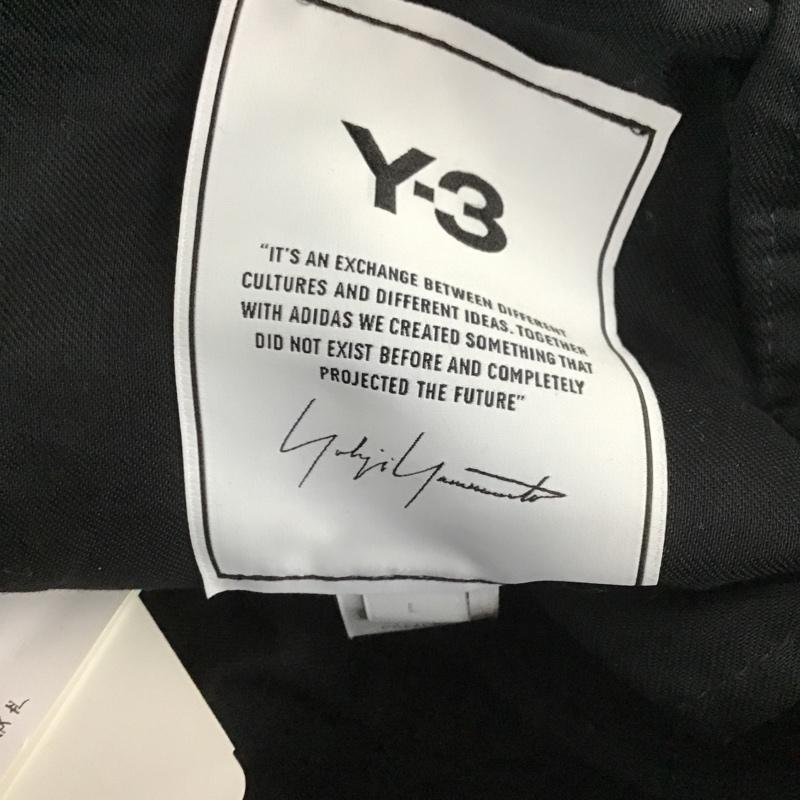 ワイスリー Y-3 パンツ ショートパンツ FN3394 YOHJI YAMAMOTO adidas M CLASSIC TERRY SHORTS L ロゴ、文字 黒 / ブラック /  メンズ USED 古着 中古 10103785