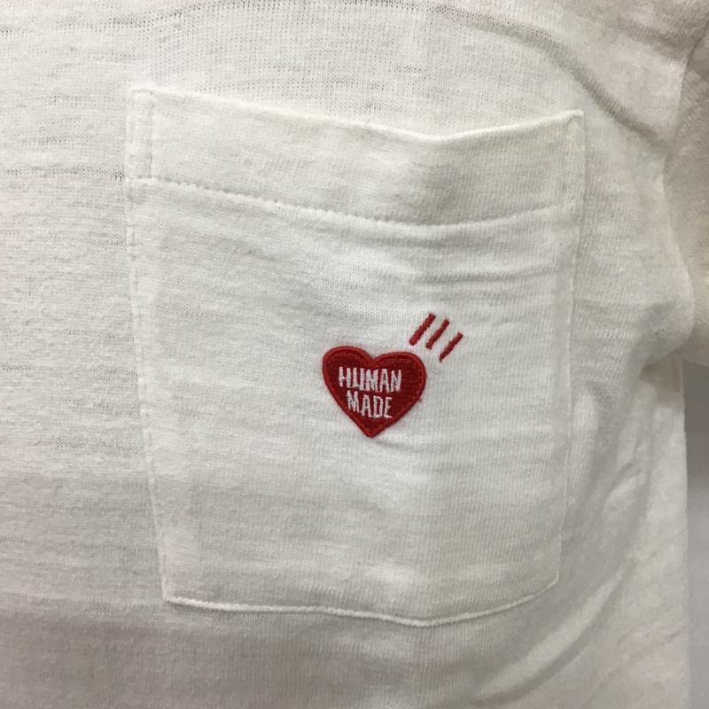 ヒューマンメード HUMAN MADE Tシャツ 半袖 Girls Don't Cry クルーネック バックプリント M ロゴ、文字 アイボリー / アイボリー /  メンズ USED 古着 中古 10103792