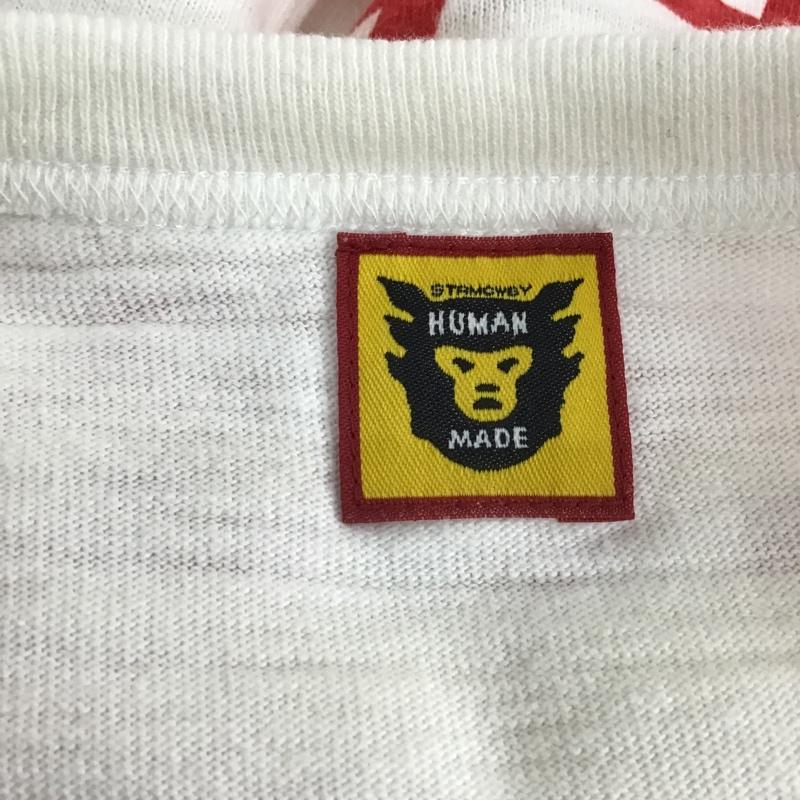 ヒューマンメード HUMAN MADE Tシャツ 半袖 Girls Don't Cry クルーネック バックプリント M ロゴ、文字 アイボリー / アイボリー /  メンズ USED 古着 中古 10103792