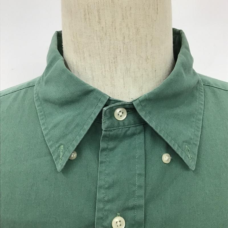 ラルフローレン RALPHLAUREN シャツ、ブラウス 半袖 ボタンダウン コットン BLAKE XXL ワンポイント 緑 / グリーン /  メンズ USED 古着 中古 10103798