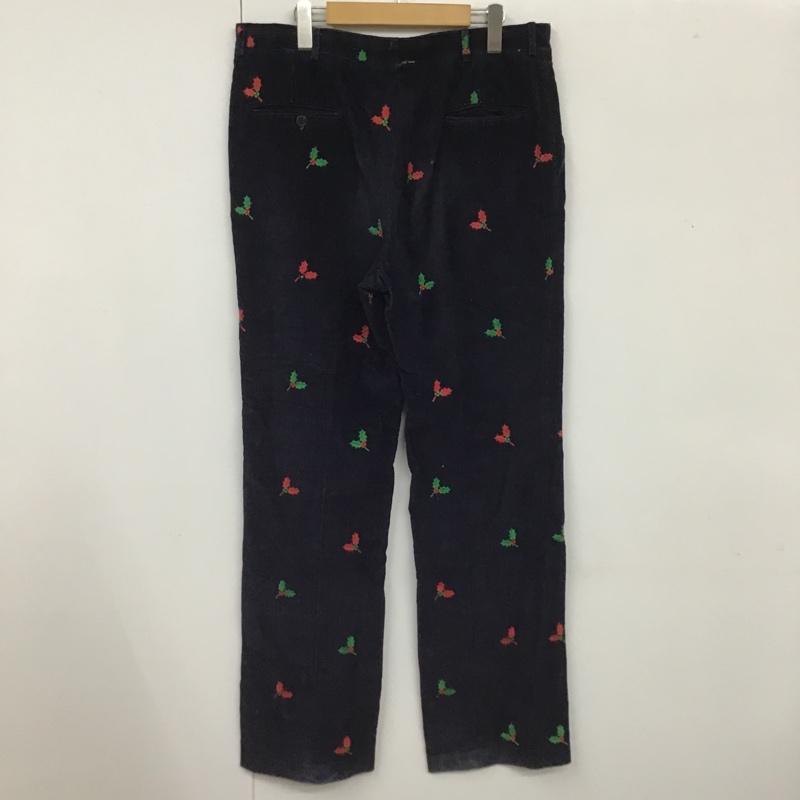 古着 USED ボトムス ボトムス James River Traders コーデュロイパンツ 36 刺繍 紺 / ネイビー /  メンズ USED 古着 中古 10103814