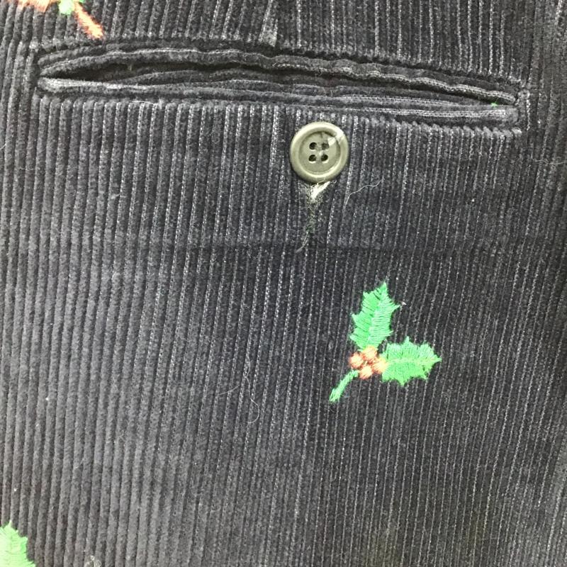 古着 USED ボトムス ボトムス James River Traders コーデュロイパンツ 36 刺繍 紺 / ネイビー /  メンズ USED 古着 中古 10103814