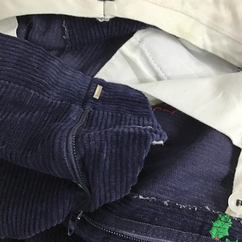 古着 USED ボトムス ボトムス James River Traders コーデュロイパンツ 36 刺繍 紺 / ネイビー /  メンズ USED 古着 中古 10103814