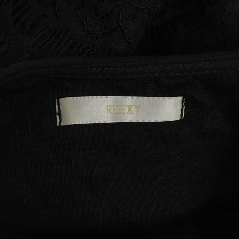 古着 USED ワンピース ミニスカート 半袖ミニワンピース ノースリーブレースワンピース キルティングワンピース FREE 総柄 黒 / ブラック /  レディース USED 古着 中古 10103817