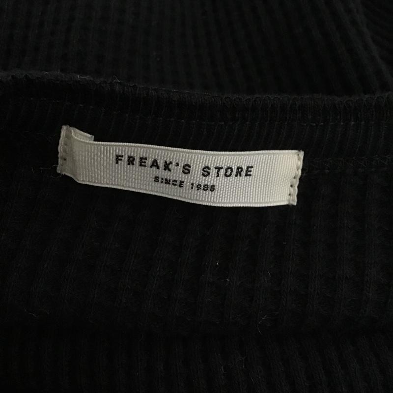 フリークスストア FREAK'S STORE ワンピース ロングスカート 183-3123 ロングワンピース 長袖ワッフルワンピース Vネック FREE 無地 紺 / ネイビー /  レディース USED 古着 中古 10103825