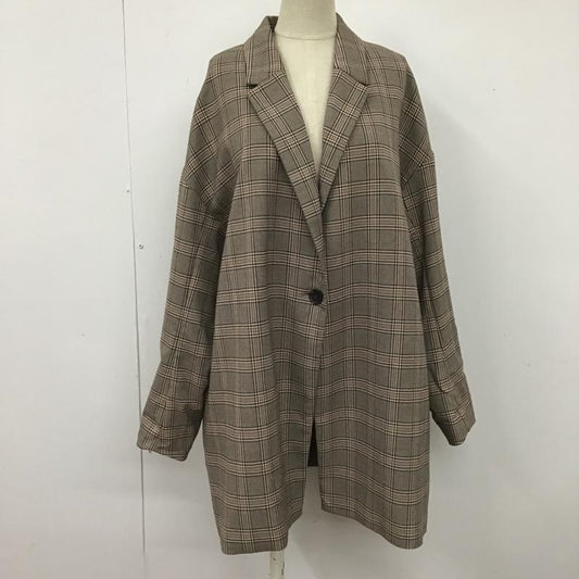 ジーナシス JEANASIS ジャケット、上着 ジャケット、ブレザー JS071020SL テーラードジャケット チェックジャケット カラージャケット ロングジャケット FREE チェック マルチカラー / マルチカラー /  レディース USED 古着 中古 10103831