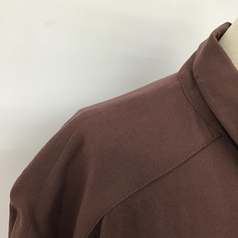 スライ SLY ワンピース ひざ丈スカート 039CAN30-5880 ロングシャツ FREE 無地 茶 / ブラウン /  レディース USED 古着 中古 10103833