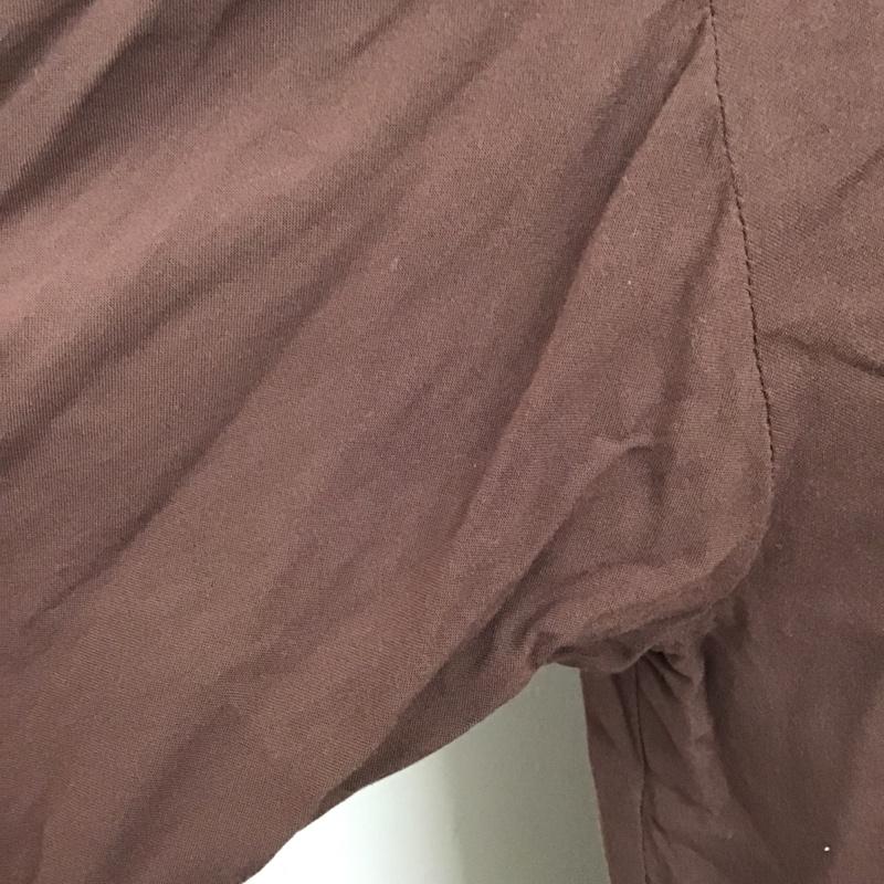 スライ SLY ワンピース ひざ丈スカート 039CAN30-5880 ロングシャツ FREE 無地 茶 / ブラウン /  レディース USED 古着 中古 10103833