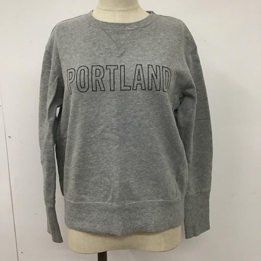 アーバンリサーチ URBAN RESEARCH トレーナー 長袖 スウェット PORTLAND FREE ロゴ、文字 灰 / グレー /  レディース USED 古着 中古 10103860