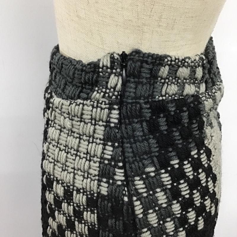フィフス fifth スカート ロングスカート ES21F5306 ブロックチェックナロースカート S チェック 黒 / ブラック / X 灰 / グレー / X ダークグレー / ダークグレー /  レディース USED 古着 中古 10103863