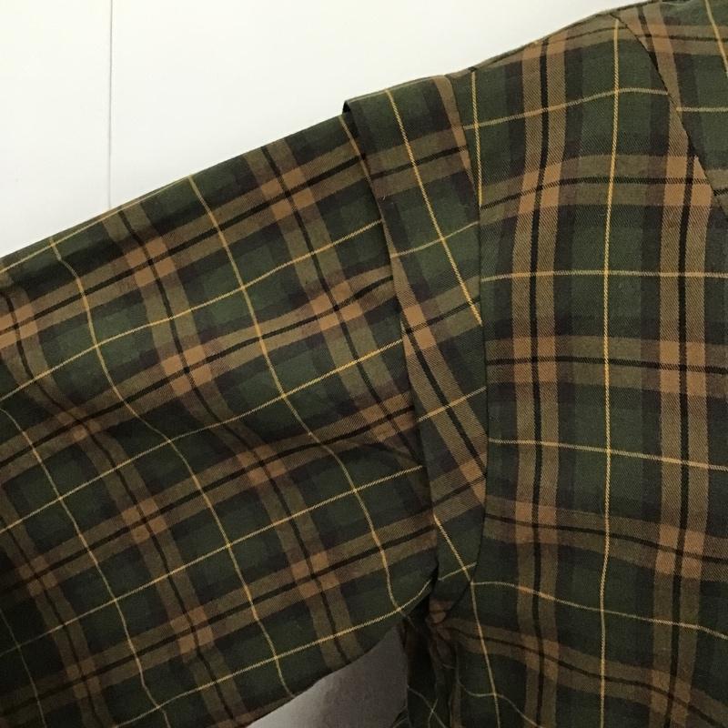 フリークスストア FREAK'S STORE ワンピース ひざ丈スカート 長袖シャツワンピース ノーカラーワンピース 前開シャツワンピース FREE チェック マルチカラー / マルチカラー /  レディース USED 古着 中古 10103892