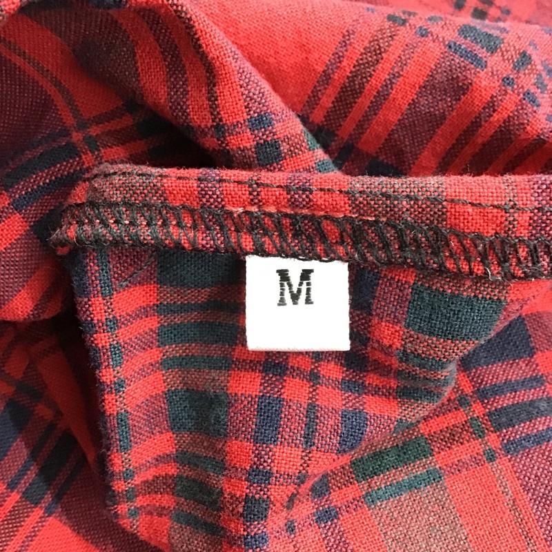 ラルフローレン RALPHLAUREN ワンピース ひざ丈スカート 長袖シャツワンピース チェックシャツワンピース ボタンダウンシャツ M チェック マルチカラー / マルチカラー /  レディース USED 古着 中古 10103893