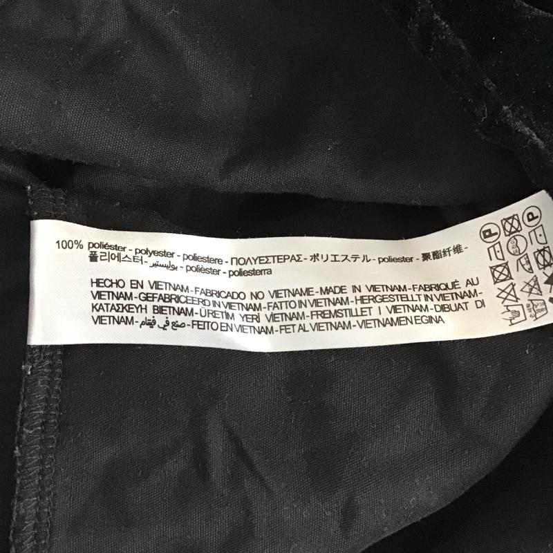ザラ ZARA カットソー 長袖 長袖カットソー クルーネックカットソー ロングスリーブカットソー S 無地 黒 / ブラック /  レディース USED 古着 中古 10103906