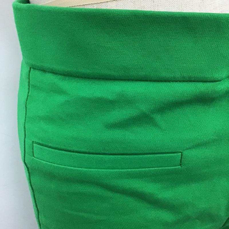 ザラ ZARA パンツ スラックス スラックス スリムパンツ ストレッチパンツ カジュアルパンツ XS 無地 緑 / グリーン /  レディース USED 古着 中古 10103919