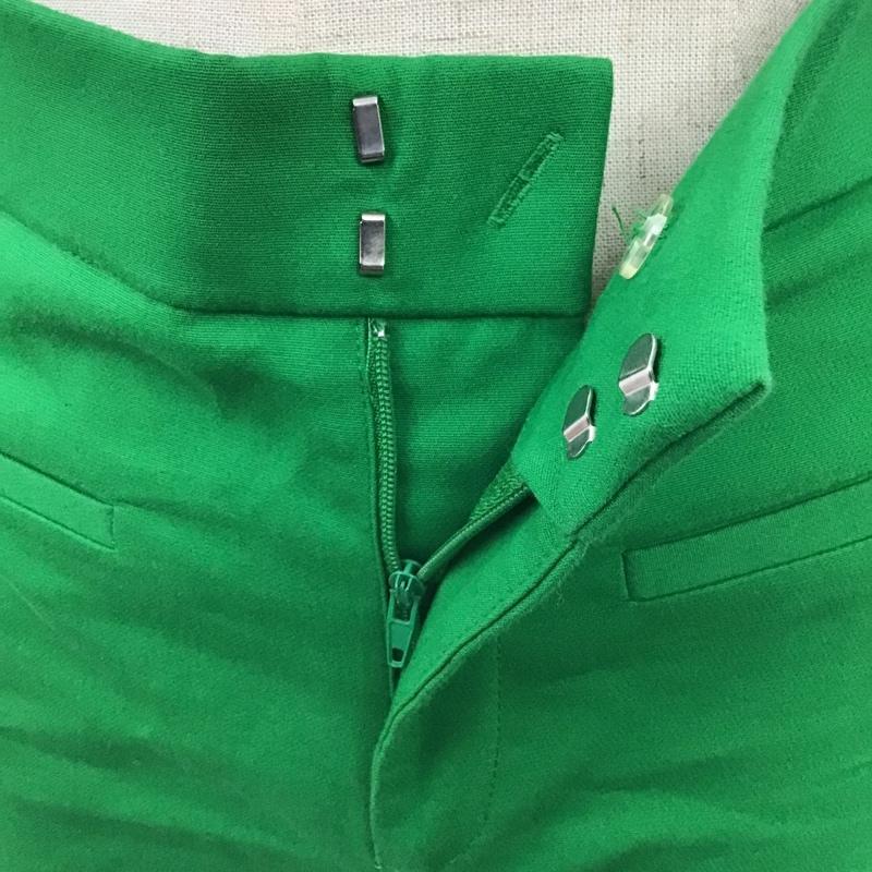 ザラ ZARA パンツ スラックス スラックス スリムパンツ ストレッチパンツ カジュアルパンツ XS 無地 緑 / グリーン /  レディース USED 古着 中古 10103919