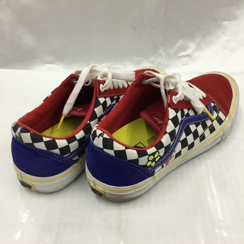 バンズ VANS スニーカー スニーカー 500714 OLD SKOOL PRO Brighton 28cm 28.0cm チェック 白 / ホワイト / X 黒 / ブラック / X 青 / ブルー / X 赤 / レッド /  メンズ USED 古着 中古 10103926