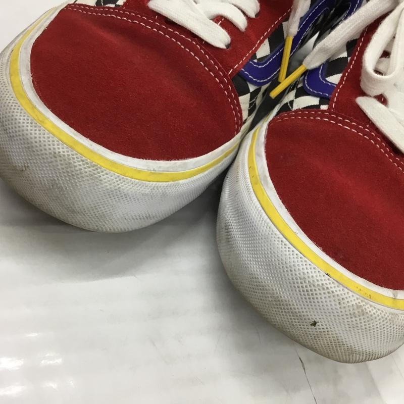 バンズ VANS スニーカー スニーカー 500714 OLD SKOOL PRO Brighton 28cm 28.0cm チェック 白 / ホワイト / X 黒 / ブラック / X 青 / ブルー / X 赤 / レッド /  メンズ USED 古着 中古 10103926