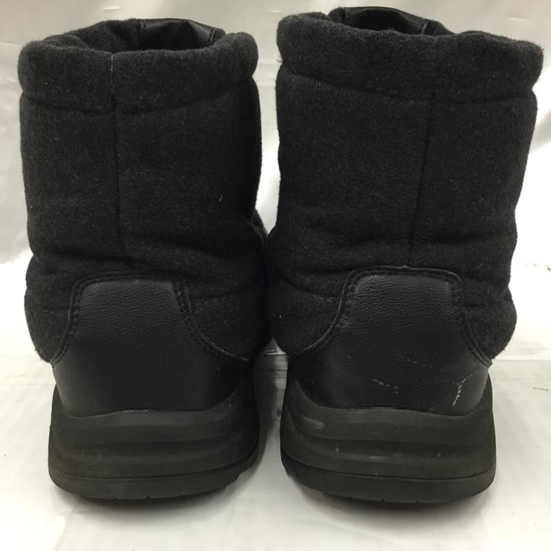 ザノースフェイス THE NORTH FACE ブーツ ショートブーツ NF51879 NUPTSE BOOTIE WOOL 27cm 27.0cm ロゴ、文字 チャコールグレー / チャコールグレー /  メンズ USED 古着 中古 10103927